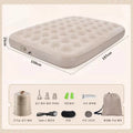 Camping Inflatable Mattress with Built-In Pump – Thicken Tent Sleeping Pad & Picnic Blanket