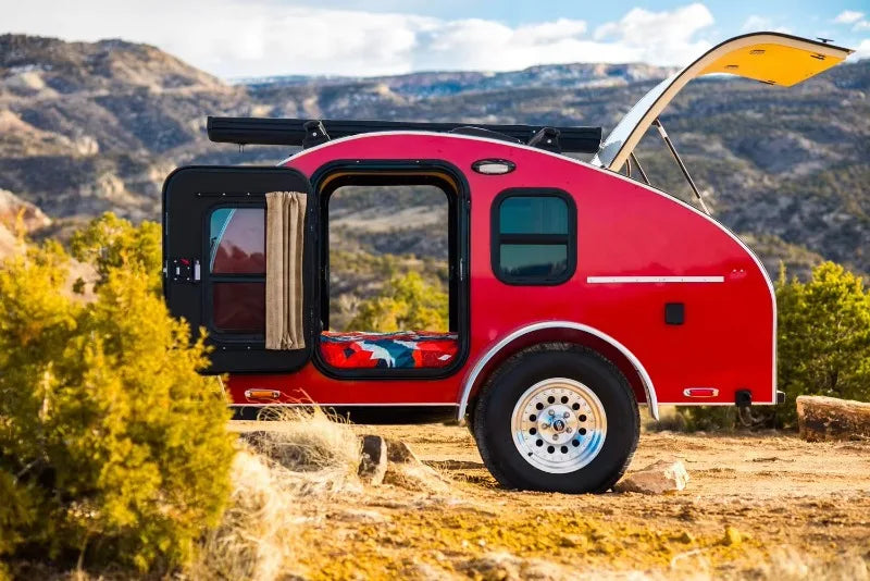 Family Camping Trailer — Large Storage Foldable Utility Cart for RV, Beach & Outdoor