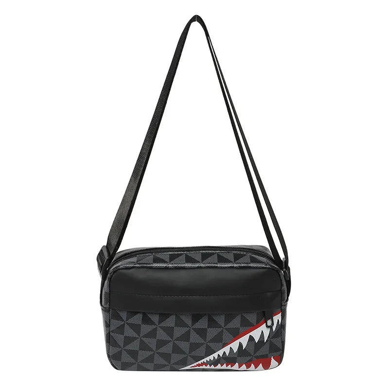 Shark Mouth Crossbody Bag – Creative Coin Purse & Phone Bag, Casual Fashion Small Square Bag