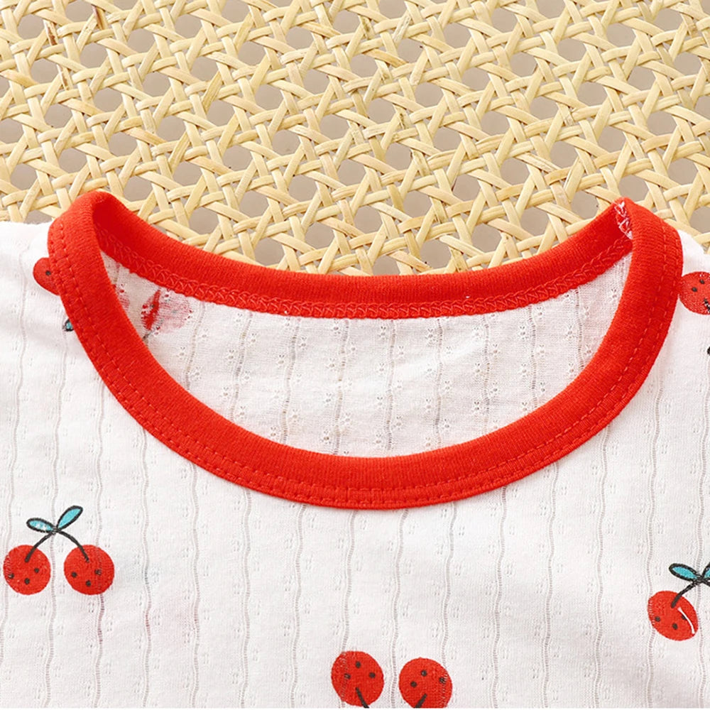 Baby Cotton Pajamas Set | Toddler Long Sleeve Cartoon Nightwear Homewear