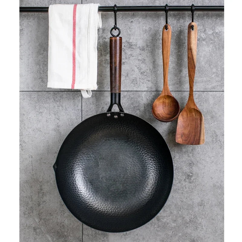 32cm Flat-Bottom Wok – Stir-Fry Pan