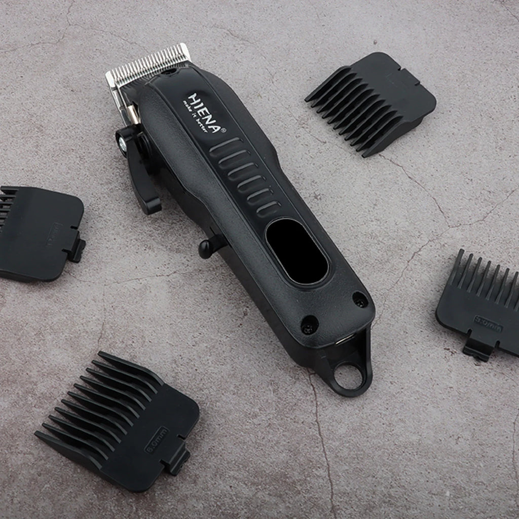HYN-222 Professional Hair Clipper – Rechargeable, Stainless Steel Blade, 180-Min Battery, Washable Head