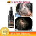 Black Rice Fast Hair Growth Serum Spray for Men Women Anti-loss Hair Regrowth Essential Oil Scalp Treatment Hair Care Products