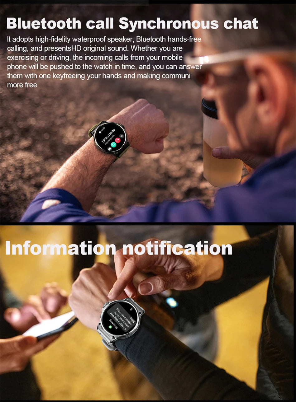 Men's GPS Smart Watch | 1.85" HD AMOLED 710mAh Bluetooth Call Sport Smartwatch for Android & iOS