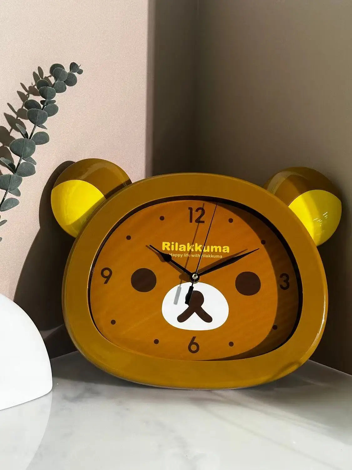 Rilakkuma Anime Wall & Alarm Clock — Cartoon Silent Quartz Clock