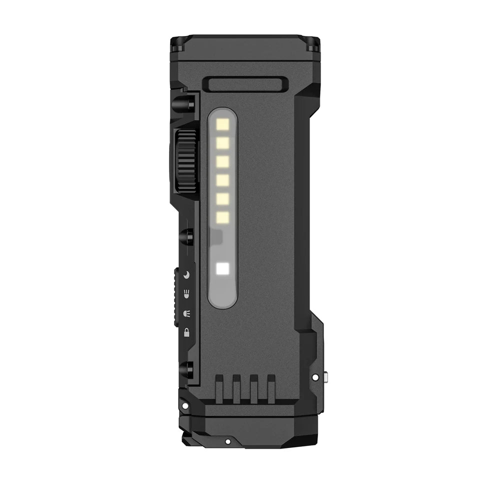 Wuben X4 Stepless Dimming EDC Flashlight – RGB LED, 3400mAh 18650 Battery, USB-C & Magnetic Tail