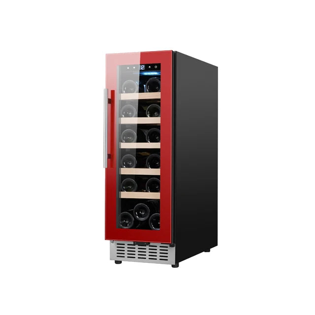 Electric Wine Cooler — 18-Bottle Red & White Wine Cellar Refrigerator Fridge for Home
