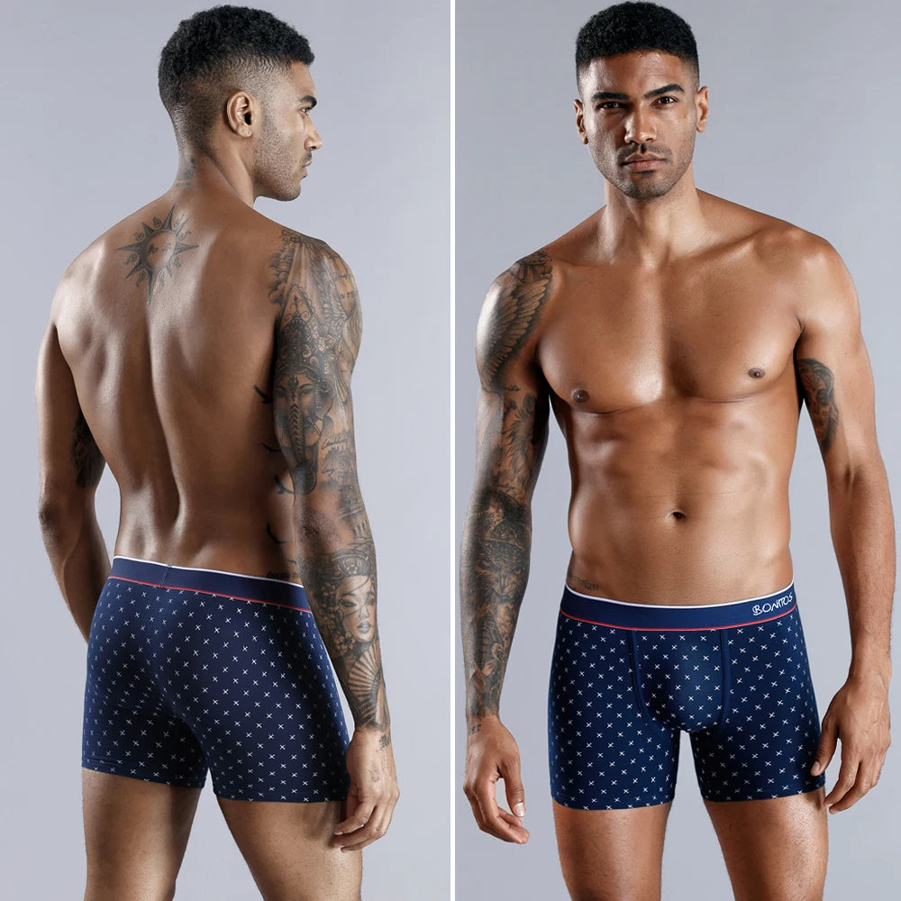 Men's Cotton Stretch Boxer Shorts