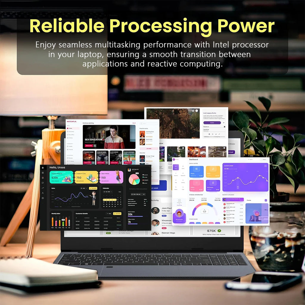 15.6" Intel Core i9-10980HK Gaming Laptop – 16GB DDR4, Up to 2TB SSD, Windows 11 Pro