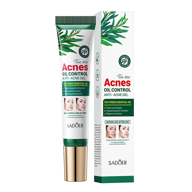 SADOER Tea Tree Acne Clearing Facial Gel Cream