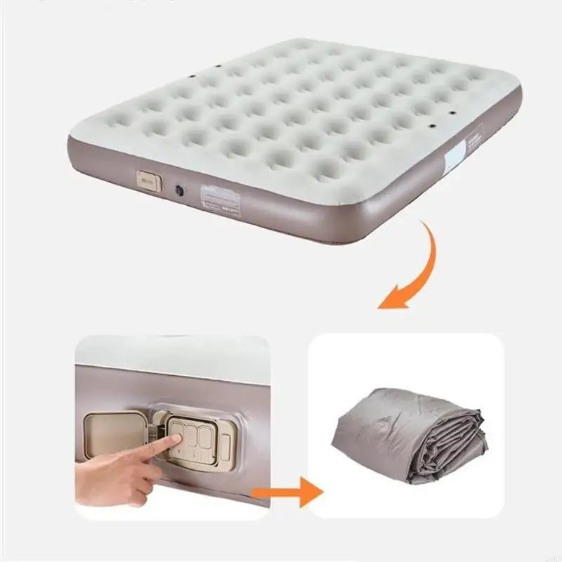 Heavy-Duty Air Mattress – 900 lbs Capacity, Composite Fabric, Indoor & Outdoor Use