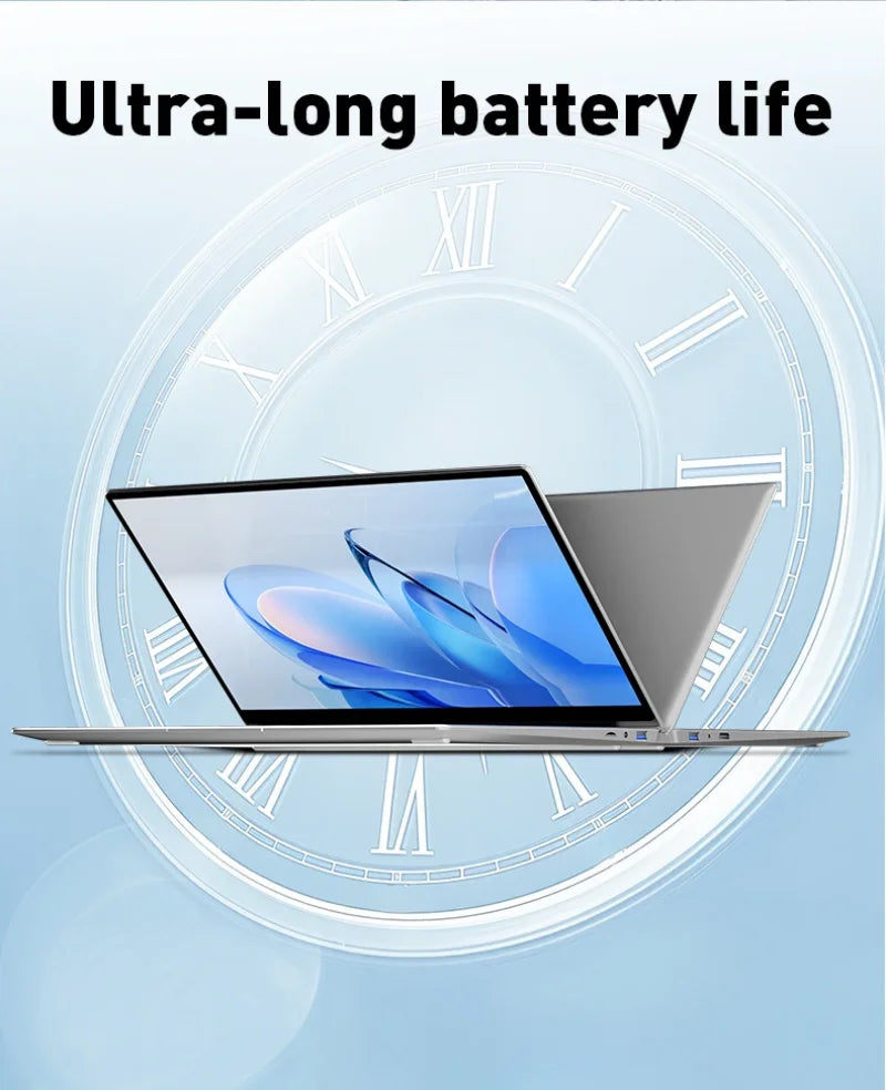 14.1" Intel Core i3-6100U Ultra Slim Laptop – Up to 32GB DDR3, 2TB SSD, Windows 11 Pro