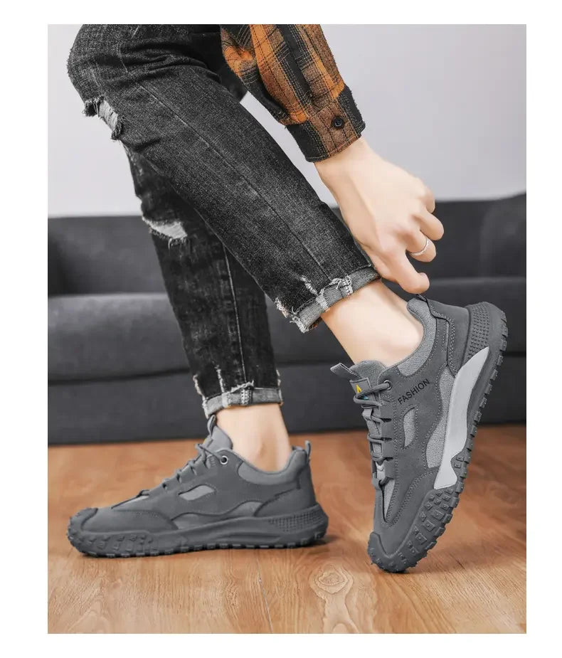 Men's Thick-Sole Anti-Slip Outdoor Platform Sport Shoes