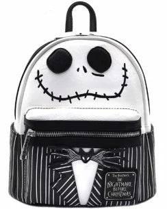 Nightmare Before Christmas Jack Pumpkin Glow Anime Backpack – Cartoon Character Bag for Women & Students