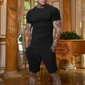 Men's Quick-Dry T-Shirt & Shorts Set – Breathable Summer Sportswear (S–3XL)