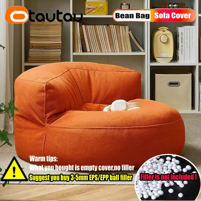 OTAUTAU Bean Bag Cover SF133【No Filler Inside! You Need To Buy Filler By Yourself !】