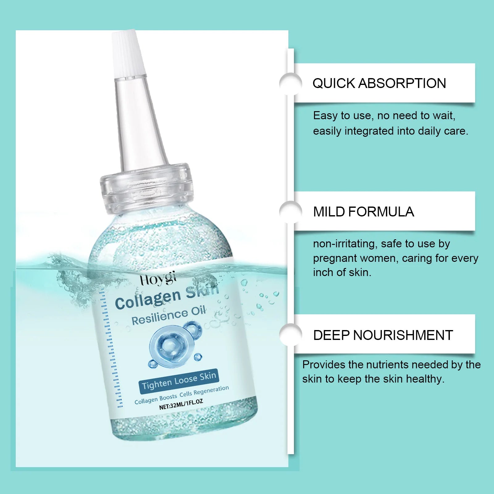 Hoygi Stretch Mark Removal Oil — Anti-Wrinkle, Lifting & Tightening Maternity Scar Repair Oil 32ml