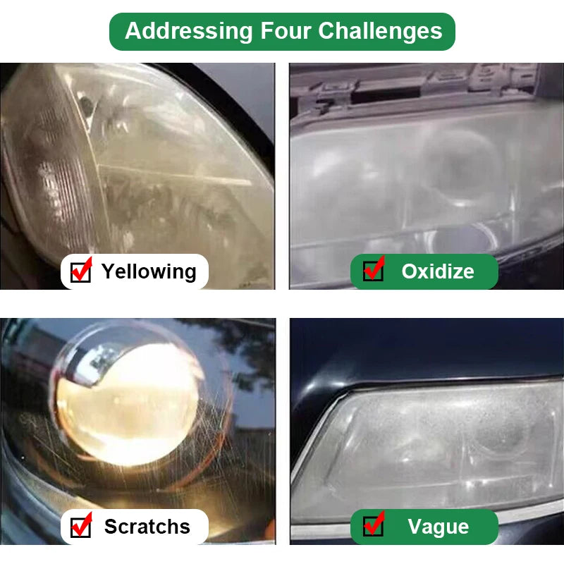 Car Headlight Restoration & Polish Kit