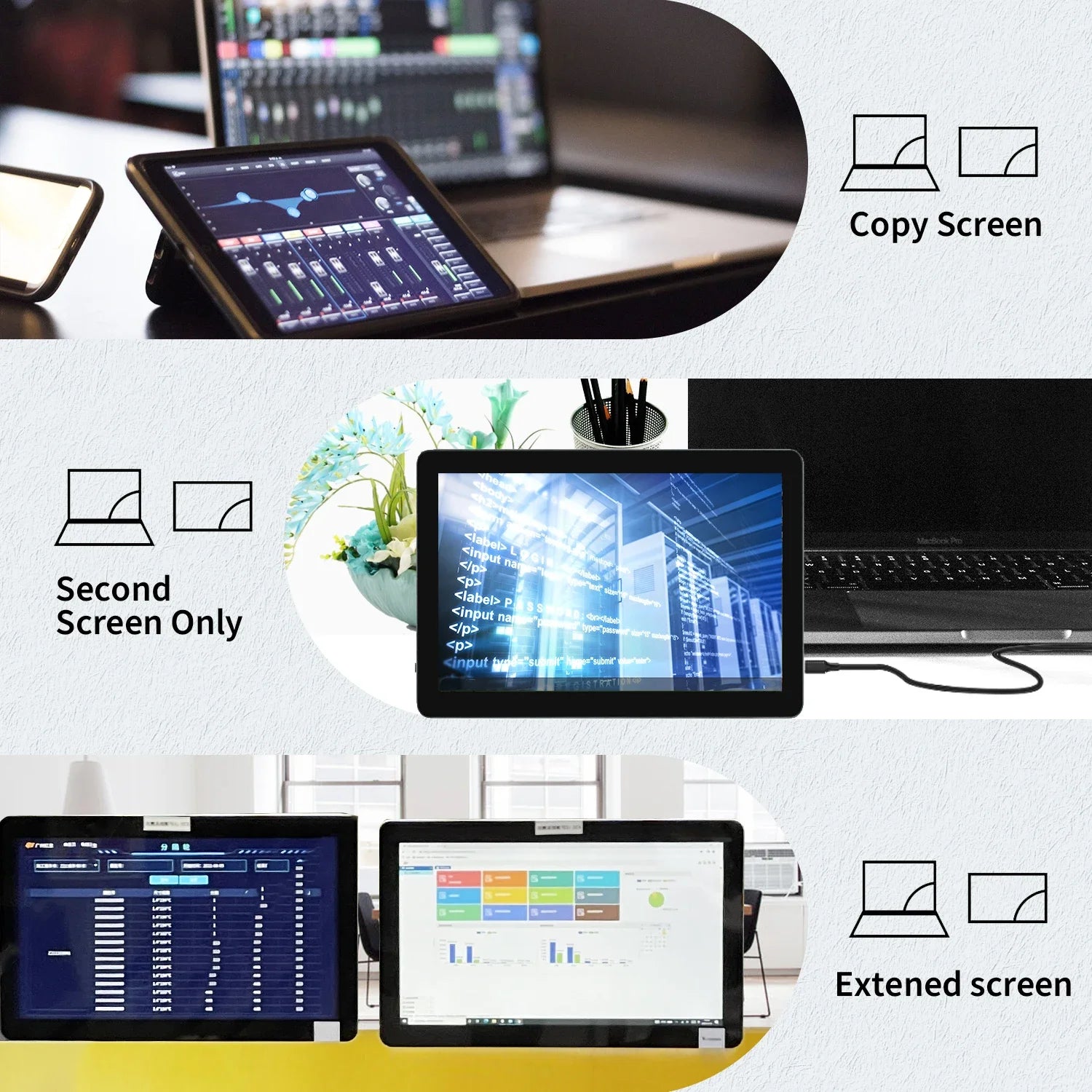 TouchWo Industrial All-in-One PC – 21.5"/27"/32" HDMI Touch, Android 11/12/14 or Win 10/11, Wi-Fi