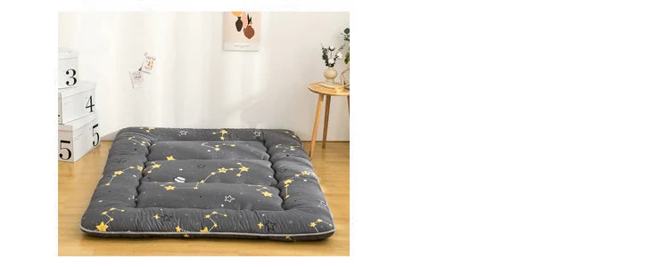 Foldable 7cm Tatami Floor Mattress – Thick Futon Sleeping Pad, Single & Double, Dorm & Home Nap