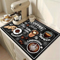 Coffee Machine Mat — Quick-Absorbing Kitchen Counter Drying & Drainage Mat