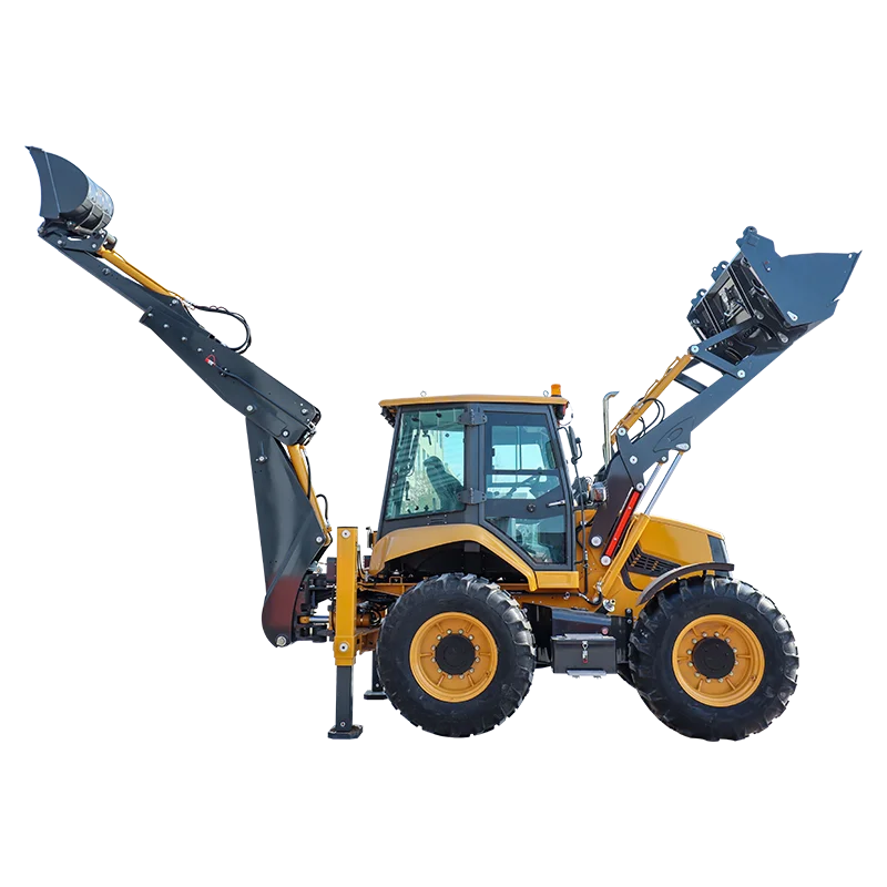 Nicosail 4-Ton 4x4 Backhoe Loader – Heavy Construction Mini Loader, Customizable