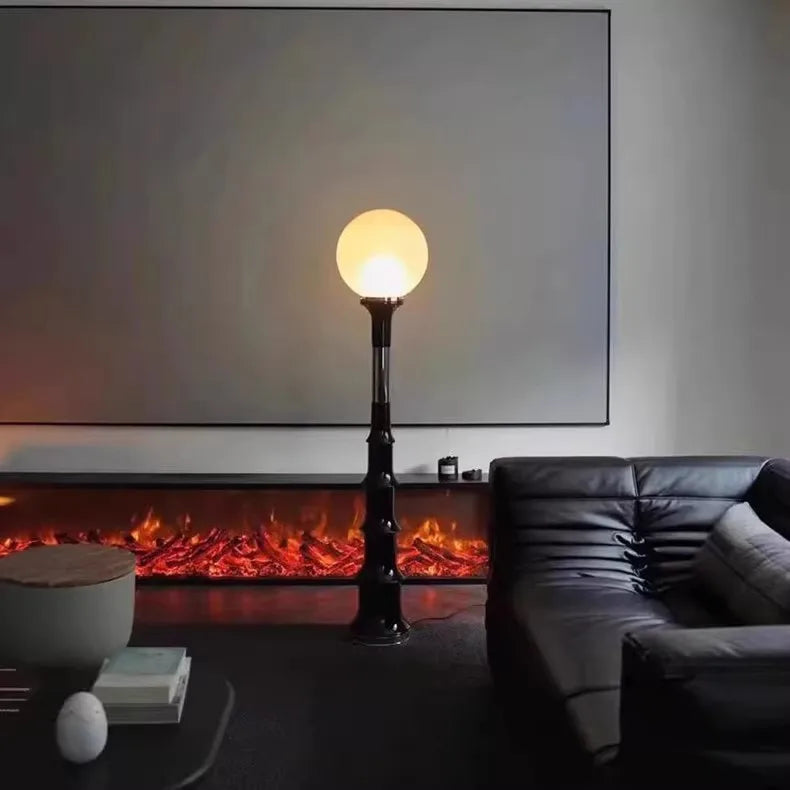 Colorful Floor Lamp – Memphis-Inspired Globe Design