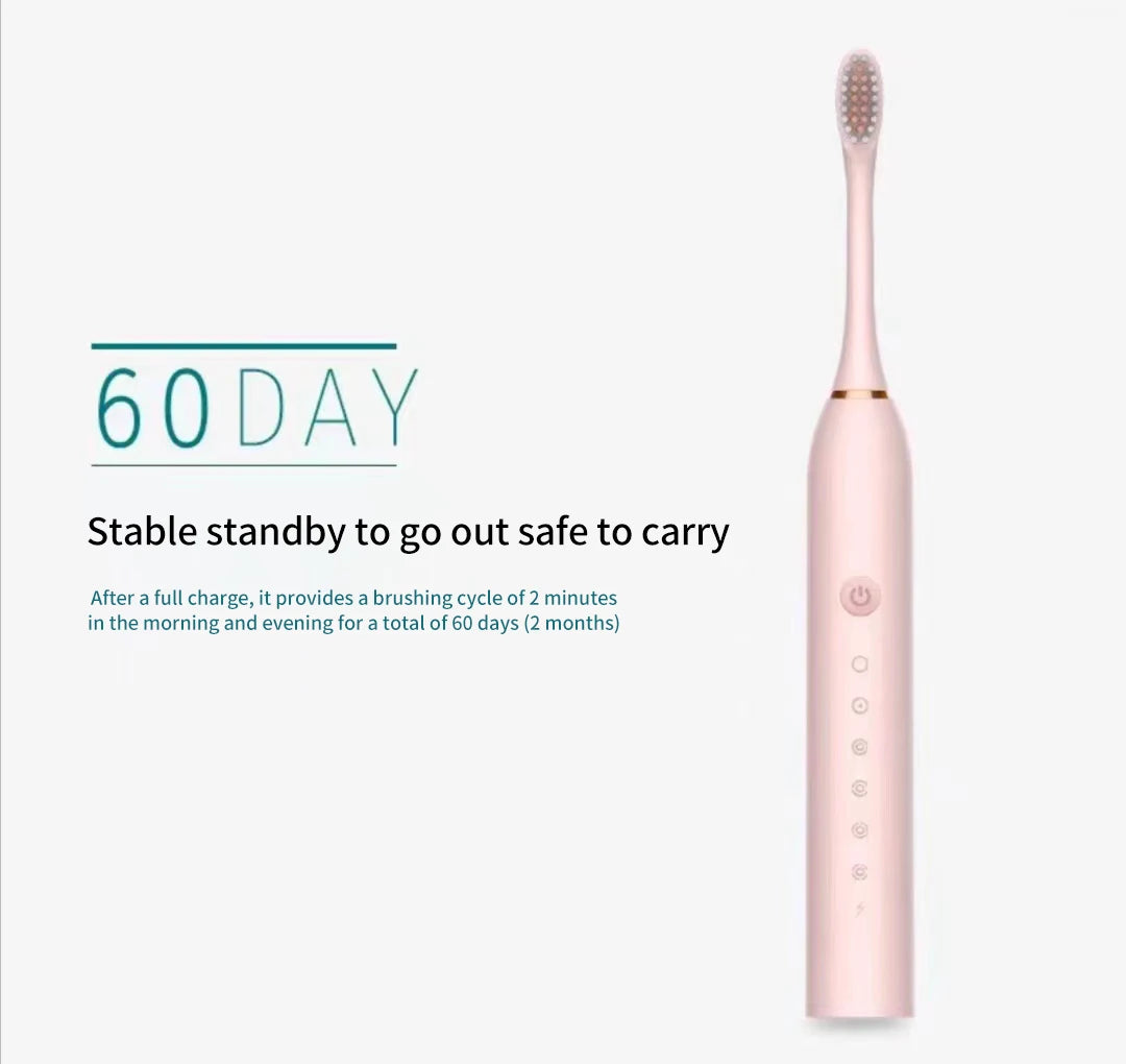 DR.GOOD X3 Sonic Electric Toothbrush – IPX7 Waterproof, 6 Modes, 30K–50K Strokes/Min