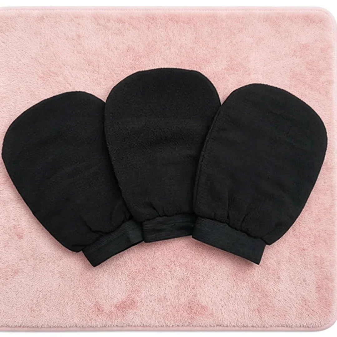 Gentle Skin Exfoliating Glove – Double-Sided Hammam Bath Peeling Glove & Soft Exfoliator Mitt
