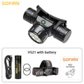 Sofirn HS21 2000 Lumen Rechargeable Headlamp — USB-C, Infrared Switch, Spotlight + Floodlight + Red Light