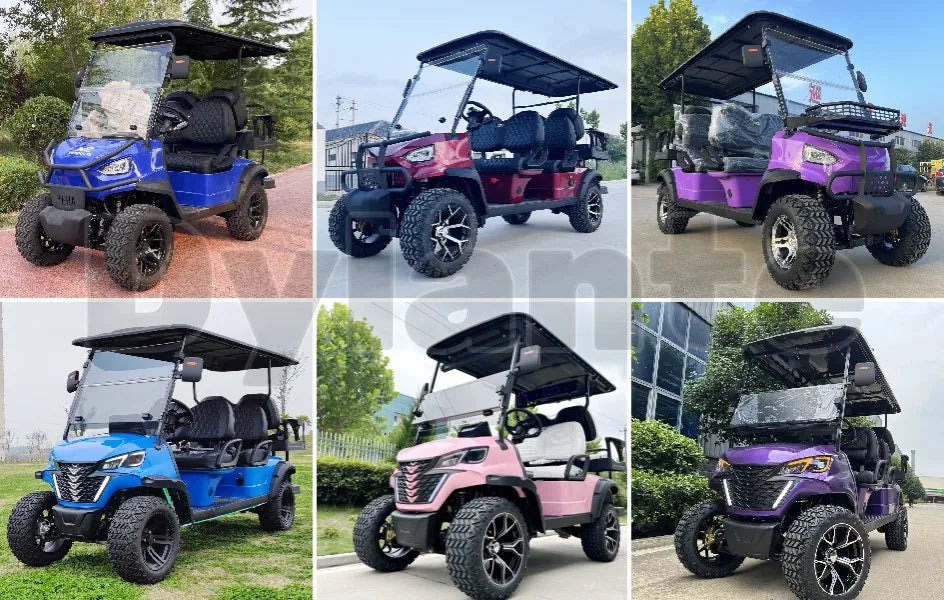 2026 Electric Golf & Off-Road Cart — 60V, 2+2 Seats, CE & DOT Certified Hunting Vehicle
