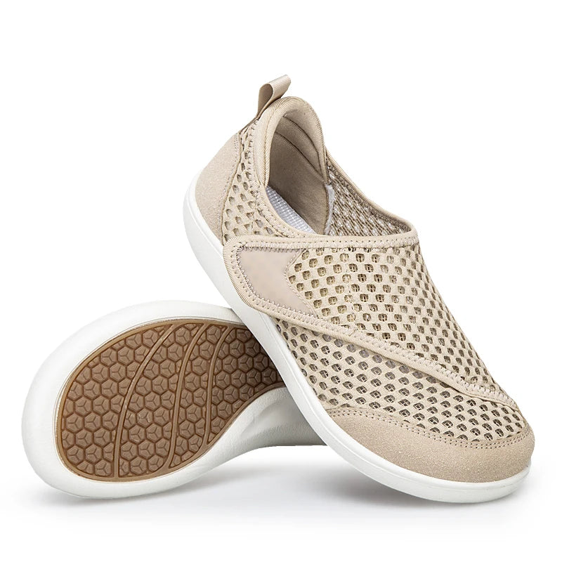 Wide Box Open Shoes for Elderly – Adjustable Diabetic Orthopedic Sandals