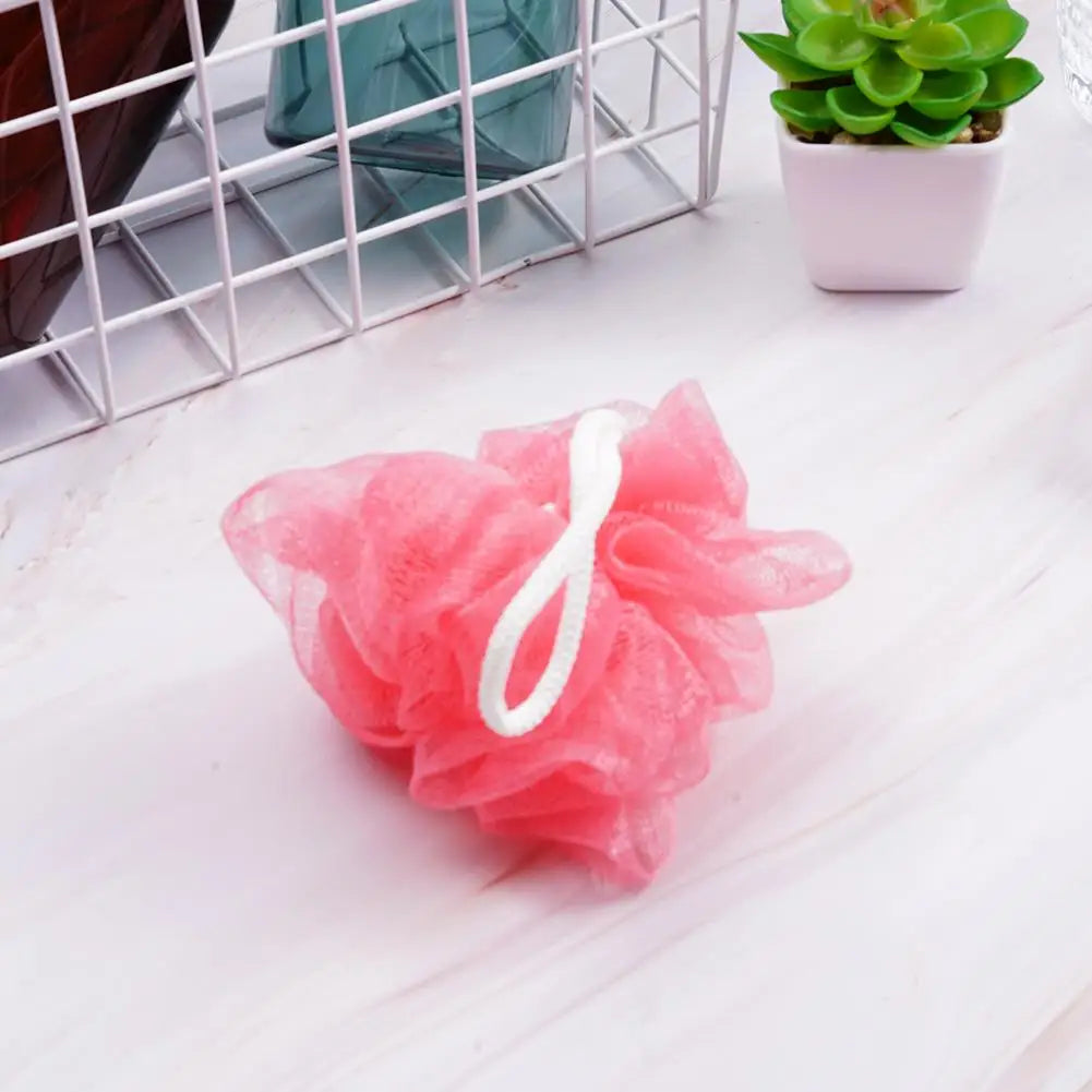 Soft Mesh Foaming Bath Sponge Ball – Exfoliating Body Scrubber & Skin Cleaner