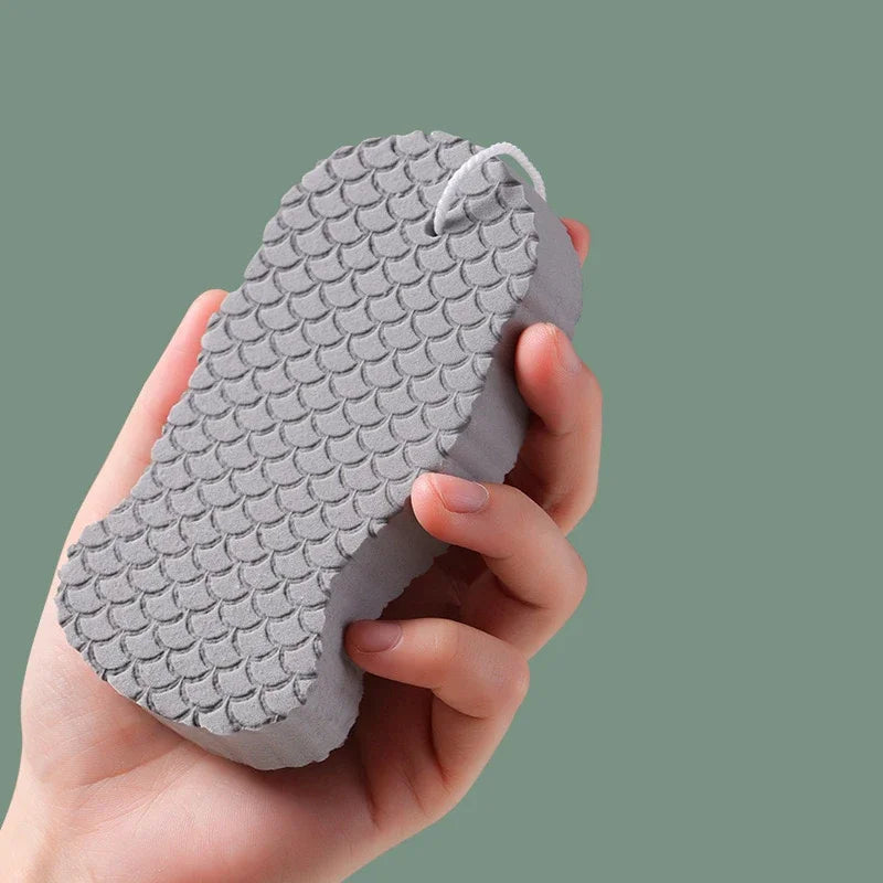 Soft Sponge Body Scrubber for Baby & Adults – Exfoliating Bath Scrub Sponge & Dead Skin Remover