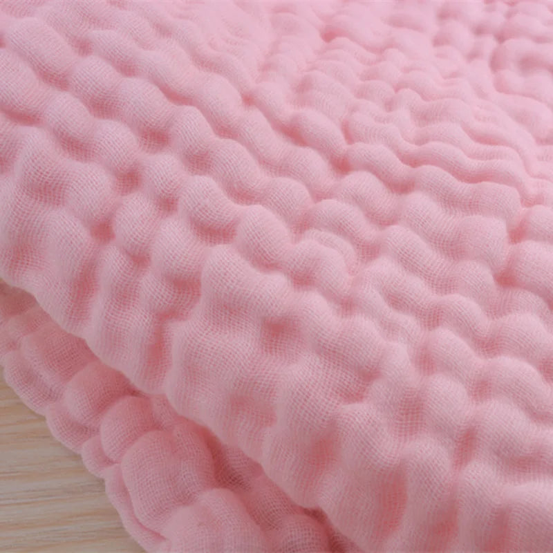 Baby Muslin Swaddle Blanket – Soft Cotton Newborn Wrap, Bath Towel & Stroller Cover, 105x105cm
