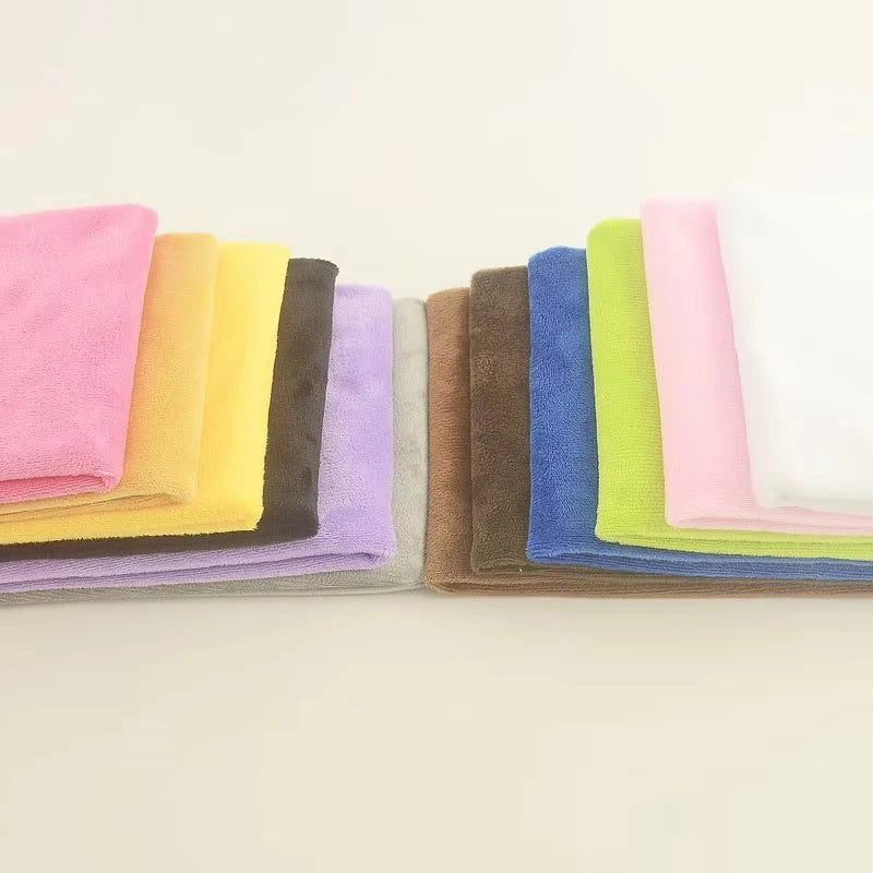 Solid Color Short Plush Velvet Fabric – Super Soft DIY Material for Toys, Cushions & Home Textiles