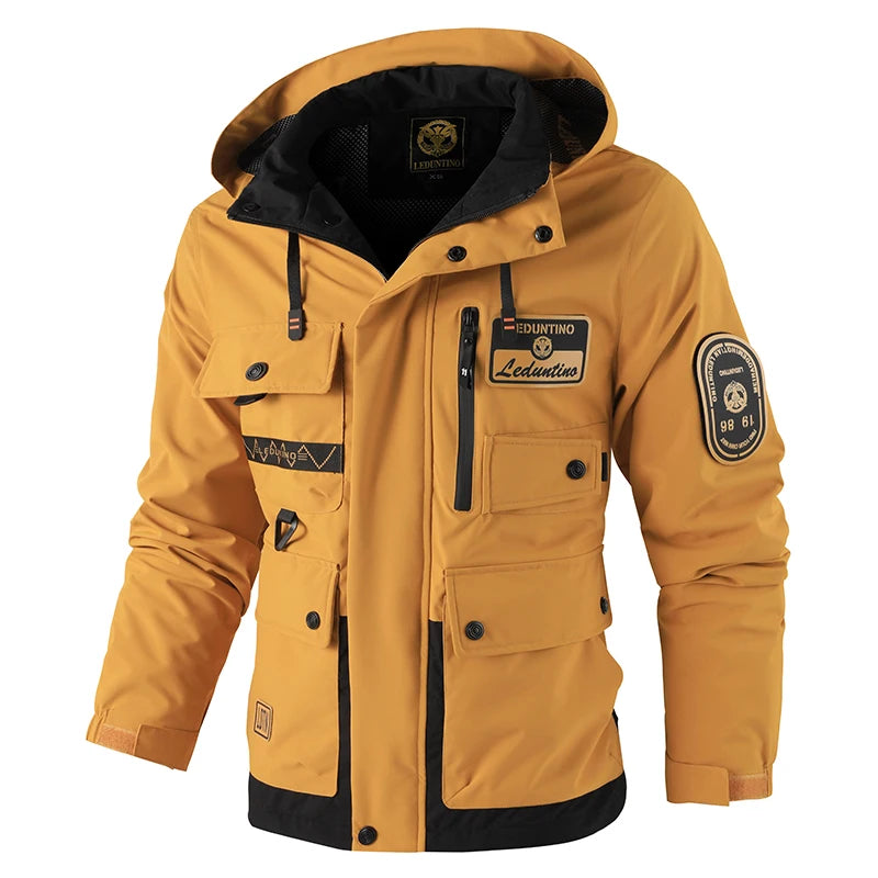 Men's Detachable-Hood Lightweight Jacket