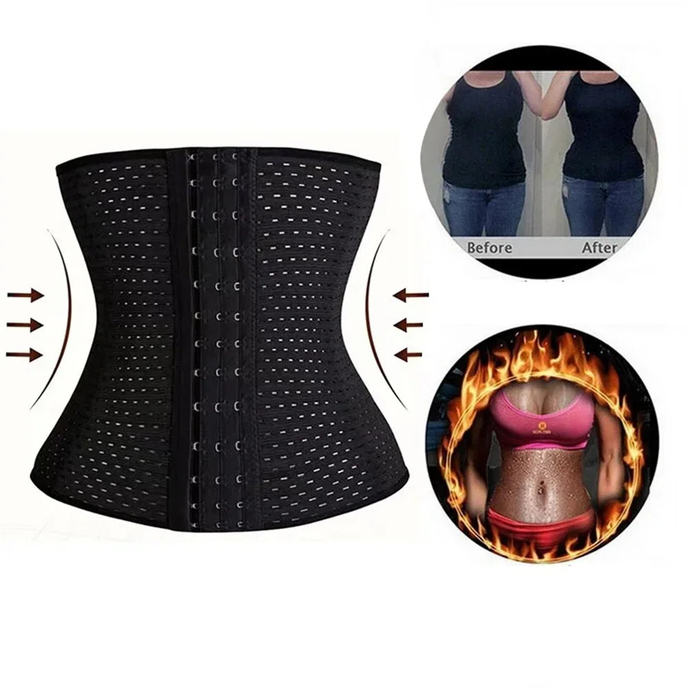 Slim. Support. Recover. — Women’s Tummy Slimming Belly Band Shapewear | Waist Cincher Corset, Postpartum Support, S–XXL, Black