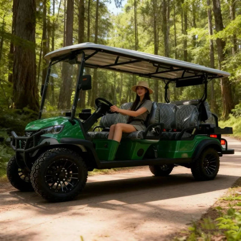 Professional High-Speed Electric Golf Cart — 2/4/6/8 Seat, 60V, 5000W