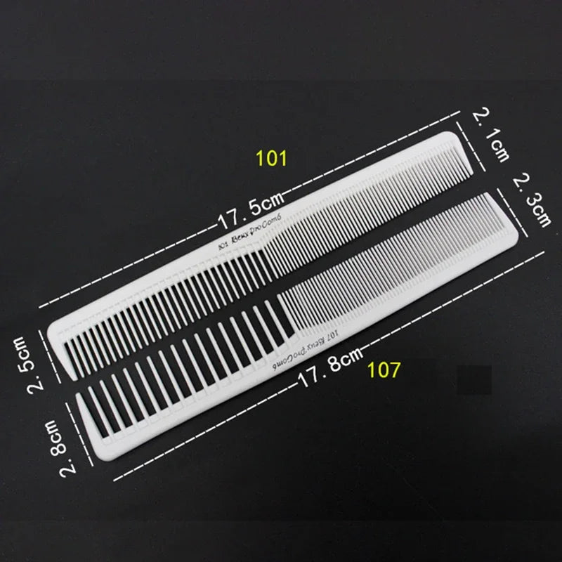 Professional Hair Cutting Comb – Anti-Static Fine Tooth Flat Head Barber Salon Tool