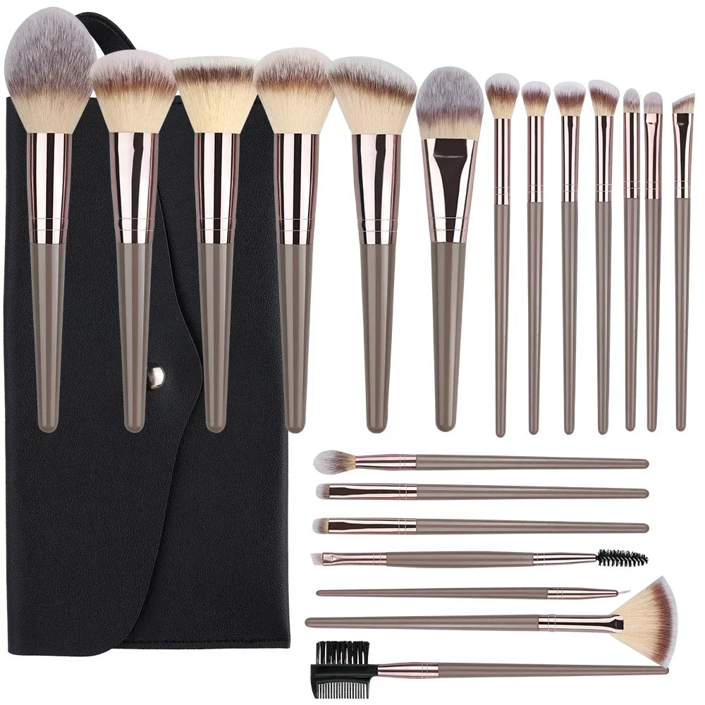 Super Soft Detail Makeup Brush Set — Blush, Highlighter, Foundation & Eyeshadow