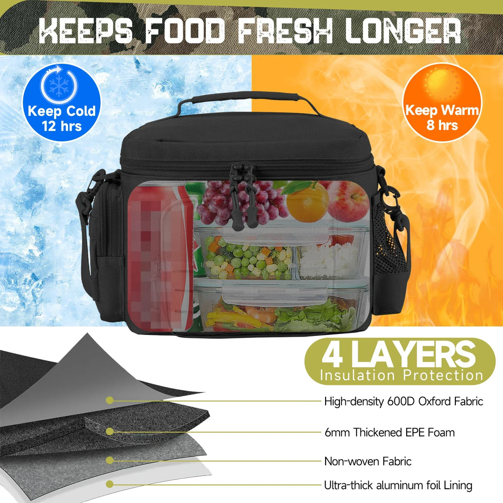 Tactical Thermal Cooler Bag – Heavy-Duty Lunch Carrier