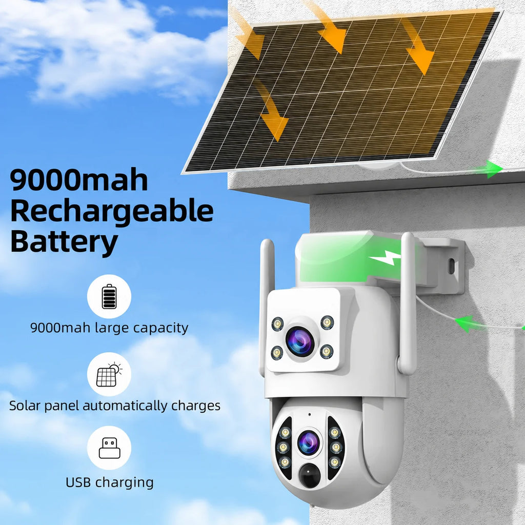 JOOAN Solar Wi-Fi Security Camera with Motion Alerts