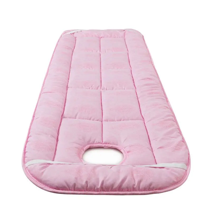 Beauty Salon Massage Bed Mattress Pad – Thickened Anti-Slip Cushion with Face Hole for Spa & Hospital