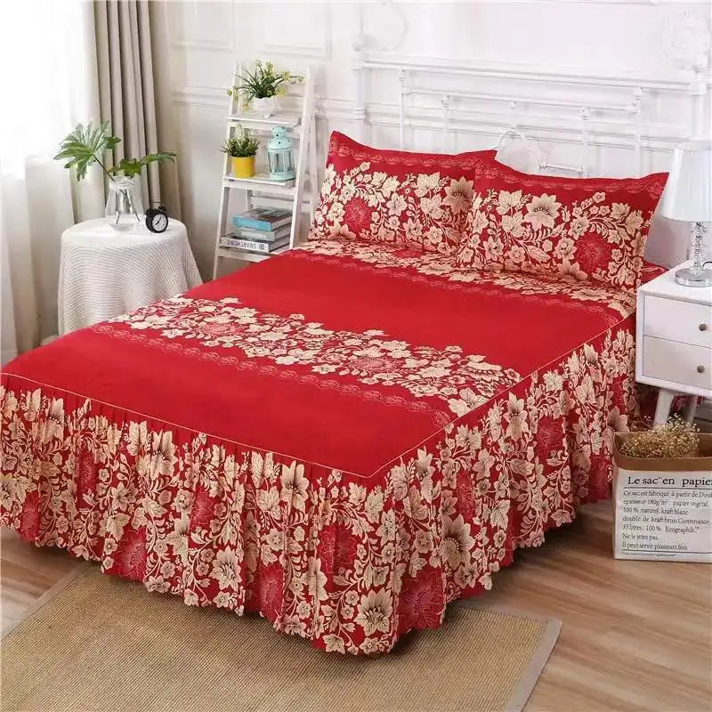 Modern Bedspread Mattress Cover – Skin-Friendly Dustproof Bed Cover, Queen & King