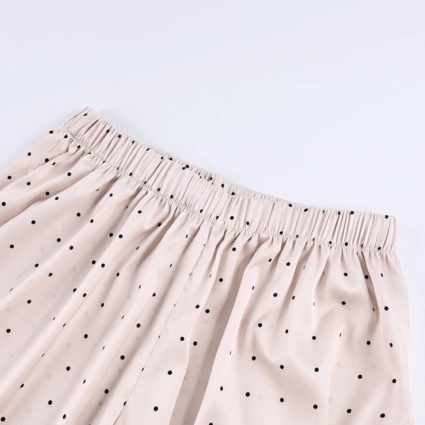 Linad Elegant Satin Lantern Pants – High Waist Vintage Loose Ankle Length Street Chic Trousers