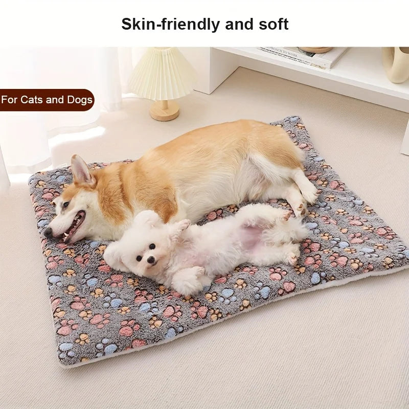KEMORELA Thick Soft Pet Mat – All-Season Dog & Cat Bed Mat for Small to Medium Pets