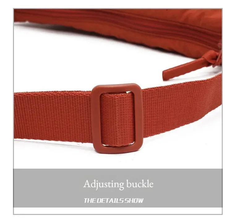 Nylon Dumpling Shoulder Bag – Large Capacity Women's Travel & Commuter Bag in Solid Colors