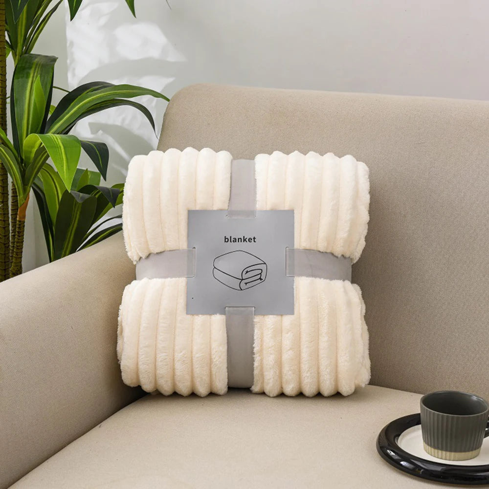 Solid Color Nap Blanket – Soft Warm Home, Office & Pet Throw Blanket, Multiple Colors