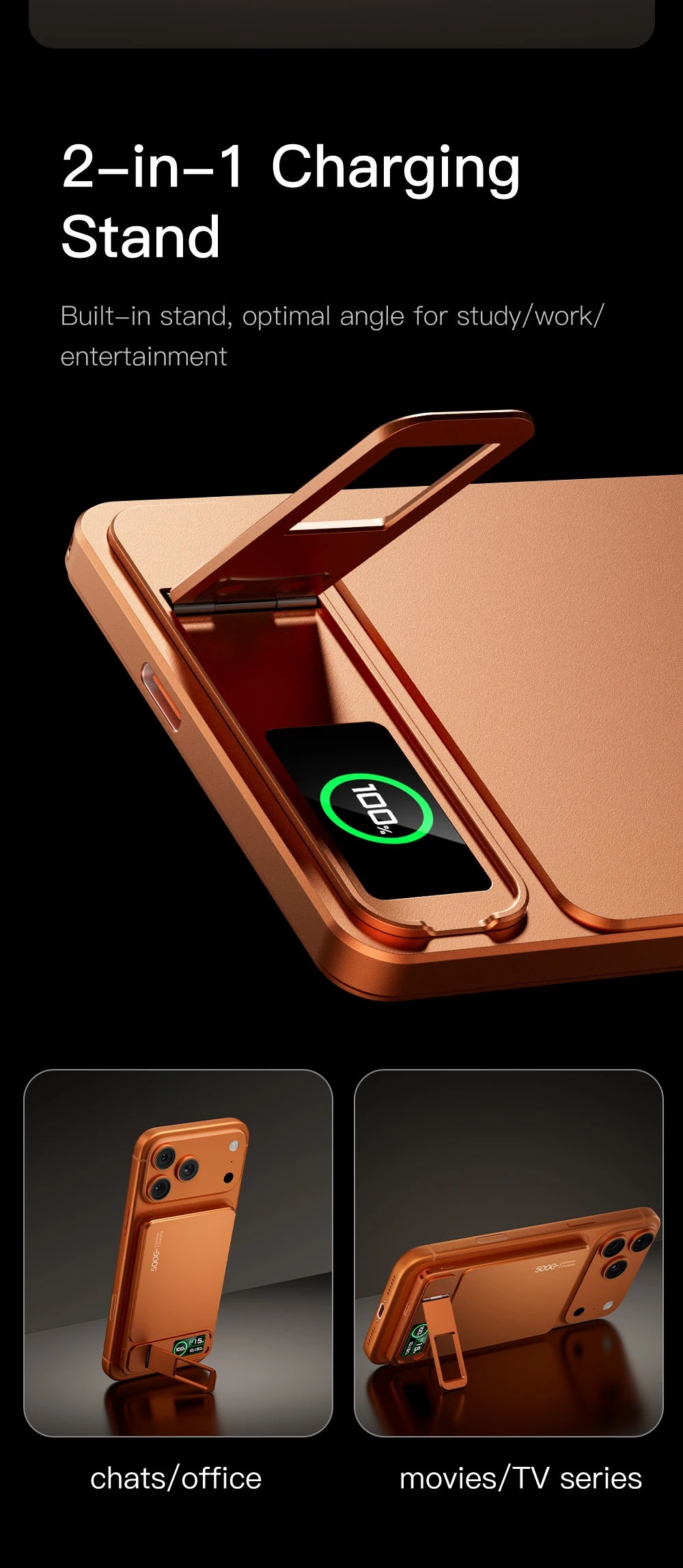 10000mAh Slim Power Bank — Lightweight Portable Charger for Everyday Carry